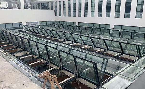 百安科技有限公司近期澄城排烟窗项目案例分享